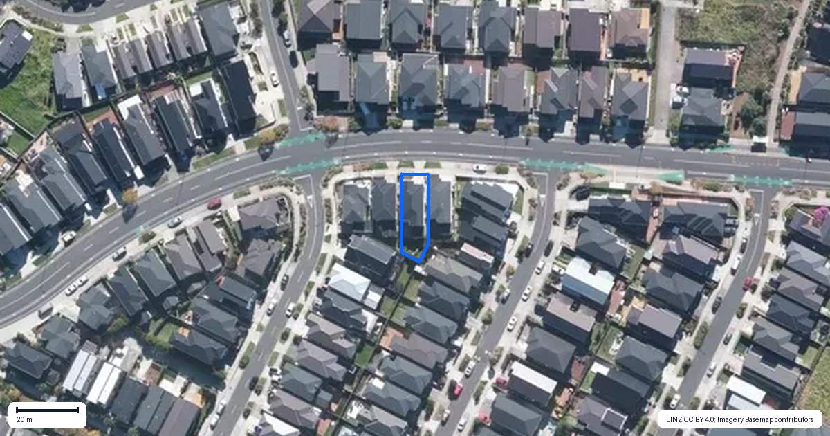 Property context map for 54 Craigs Way, Hobsonville, Auckland