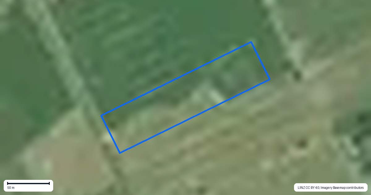 Property context map for 272 River Road, Ngatea