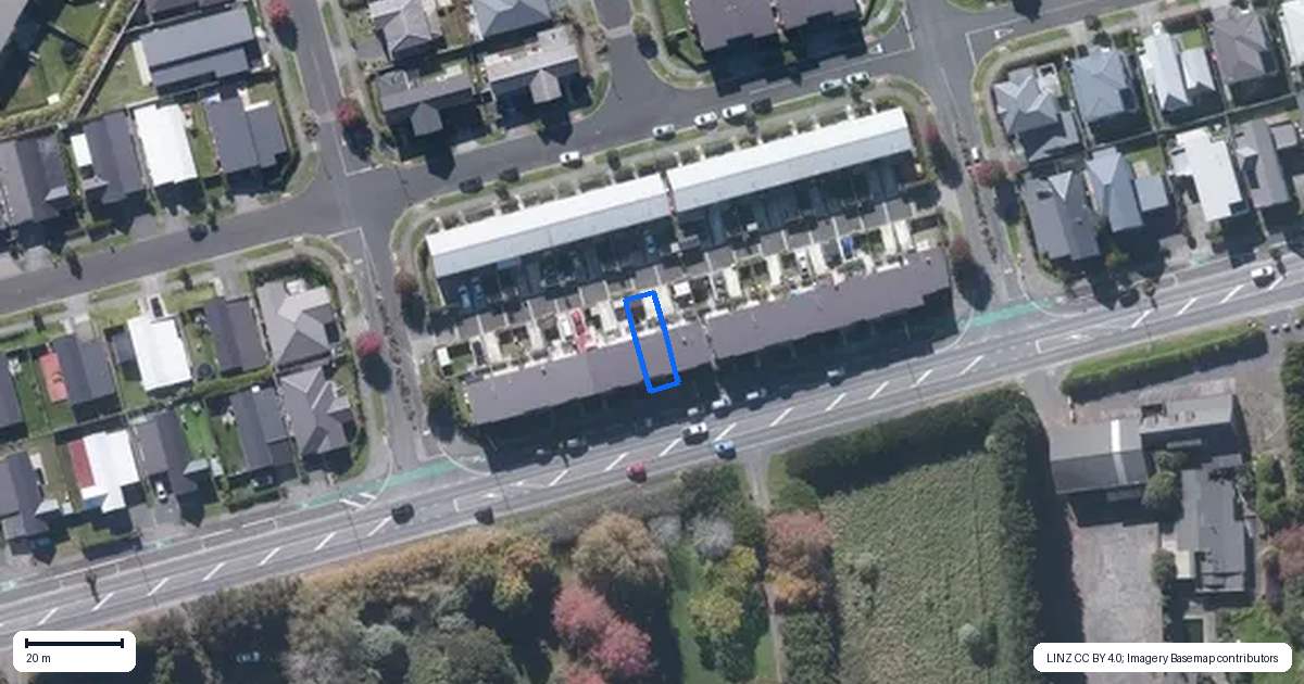 Property context map for 7/36 Brigham Creek Road, Whenuapai, Auckland