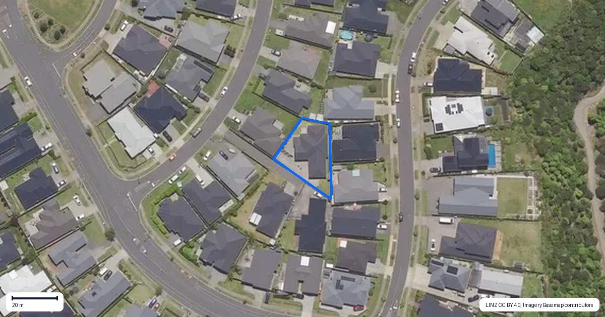 Property context map for 51 Kahuparere Crescent, Pyes Pa, Tauranga
