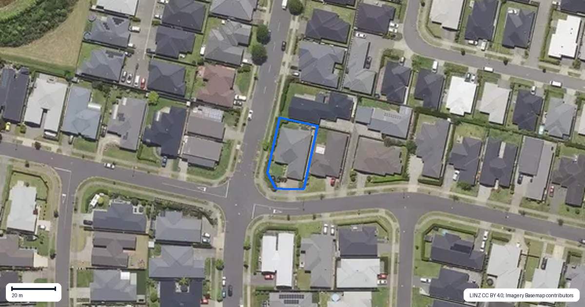Property context map for 119 Penetaka Heights, Pyes Pa, Tauranga