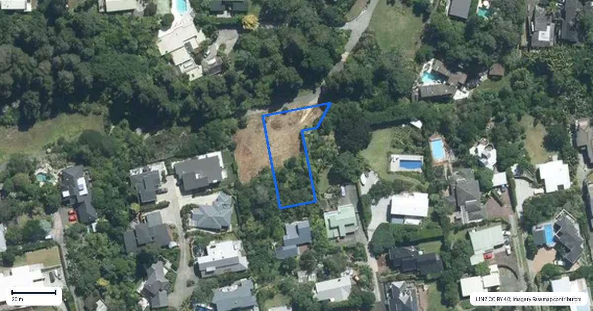Property context map for 250A Beach Road, Campbells Bay, Auckland