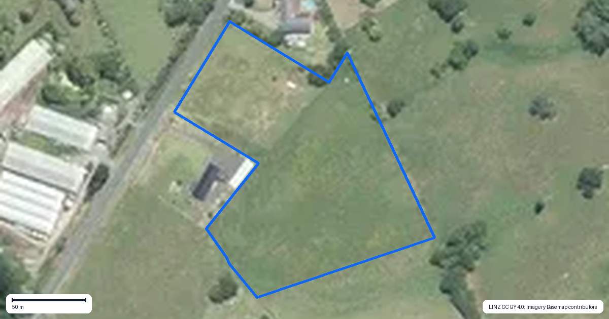 Property context map for 129 Lewis Road, Karaka, Papakura