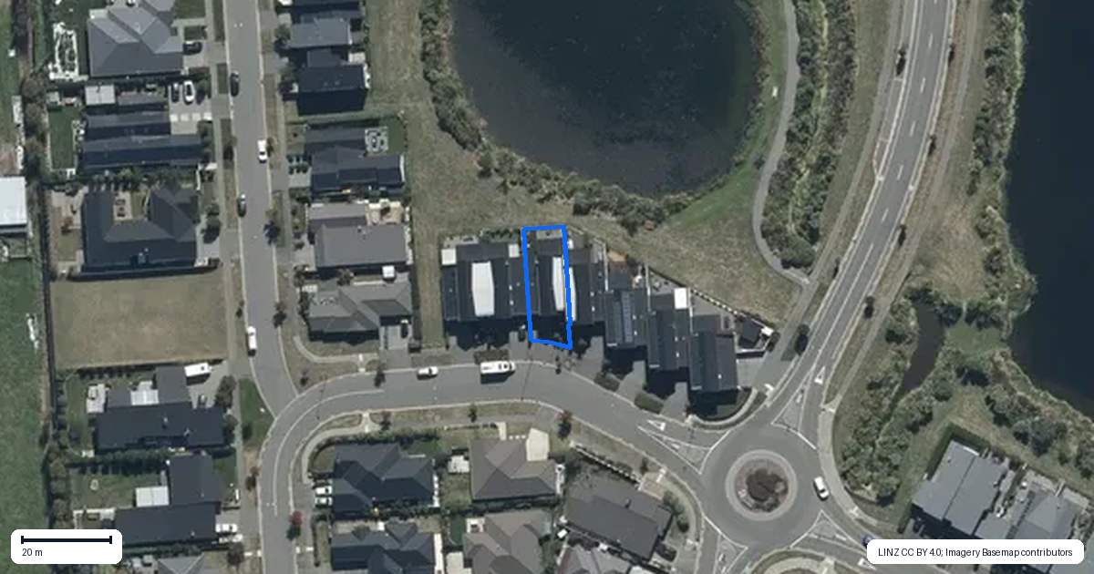Property context map for 114 Te Rito Street, Marshland, Christchurch