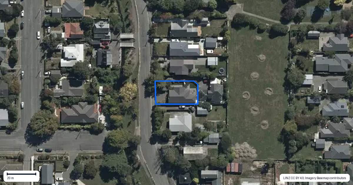 Property context map for 106 Stapletons Road, Richmond, Christchurch
