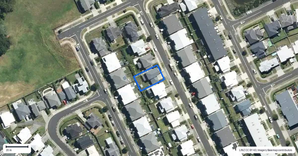 Property context map for 18 Samuel Cassidy Avenue, Swanson, Auckland