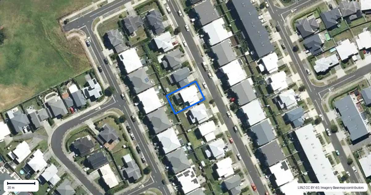 Property context map for 16 Samuel Cassidy Avenue, Swanson, Auckland