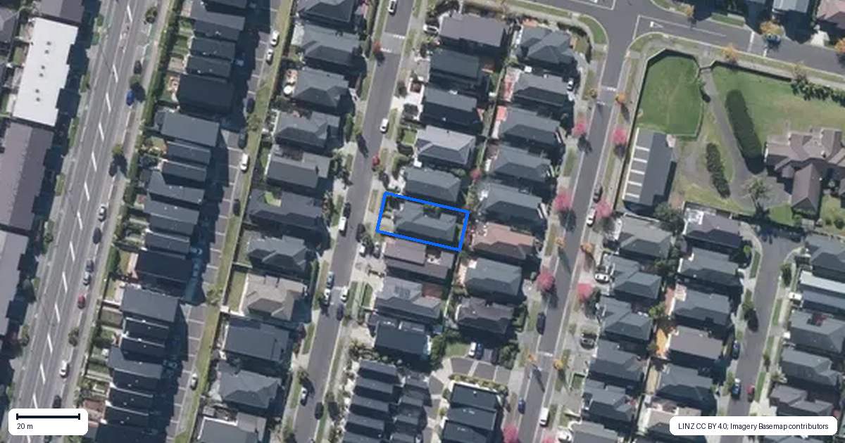 Property context map for 12 Hangar Lane, Whenuapai, Auckland