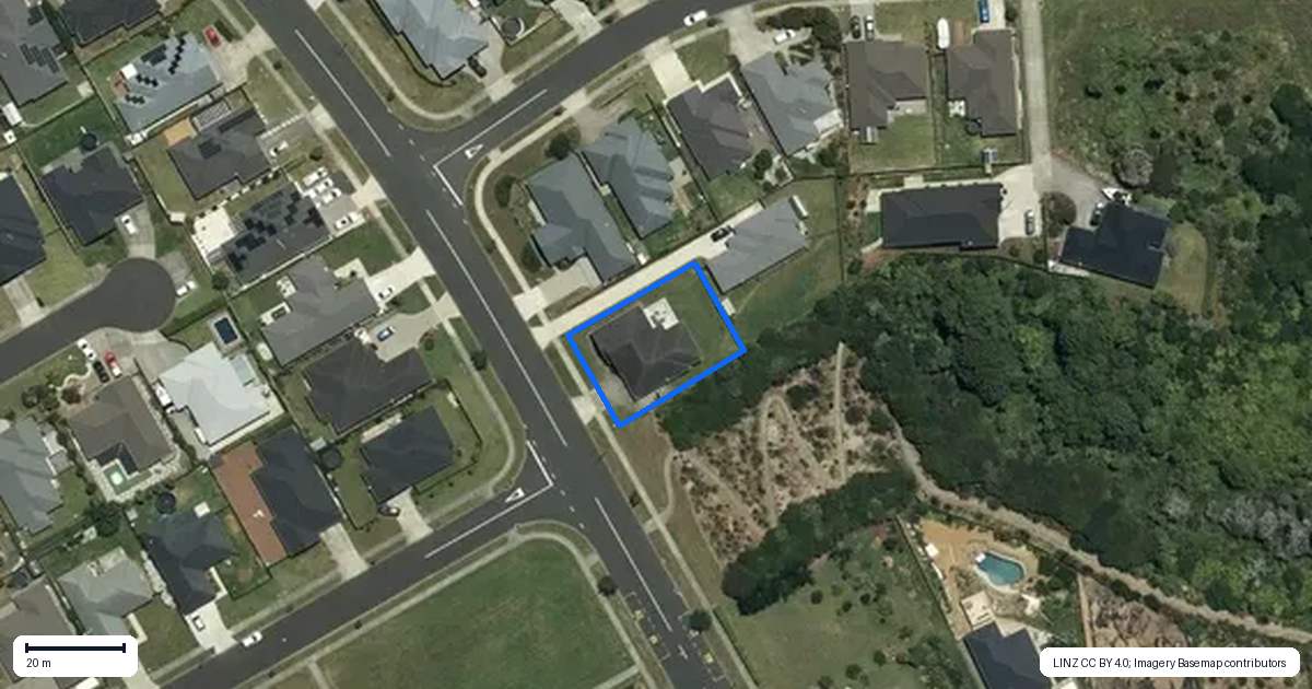 Property context map for 110 Hillpark Drive, Pokeno
