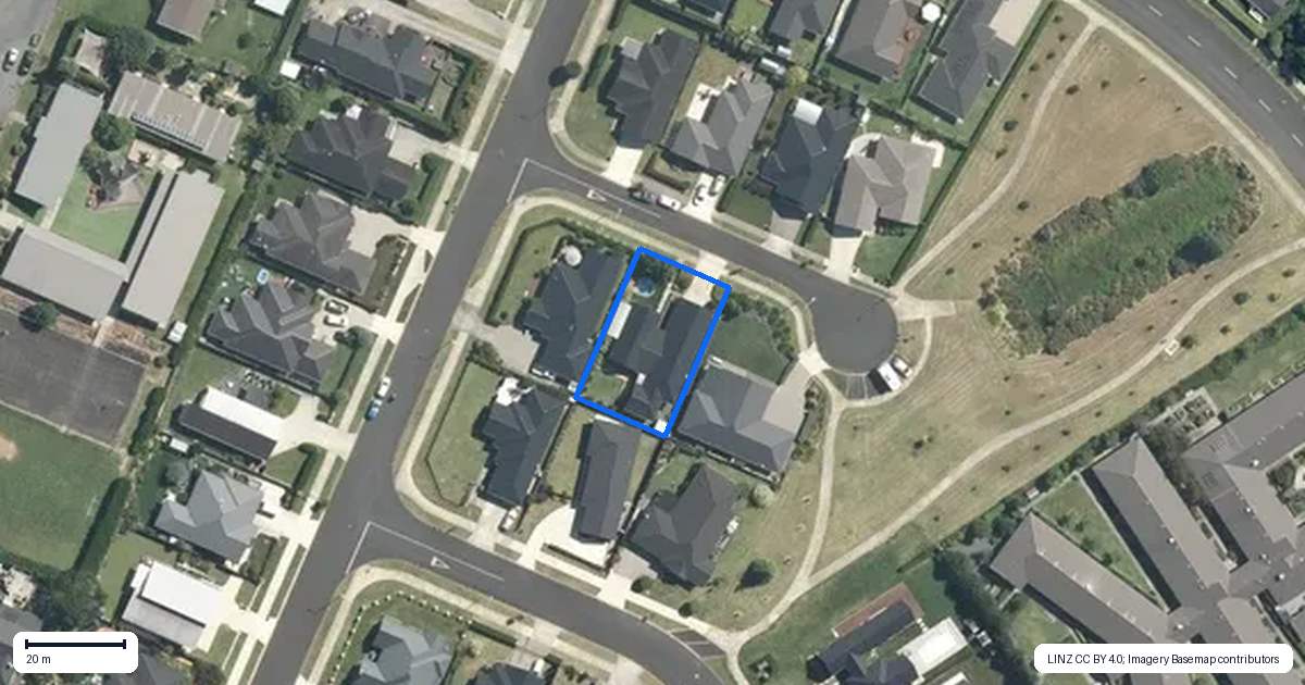 Property context map for 4 Fawley Place, Te Awamutu