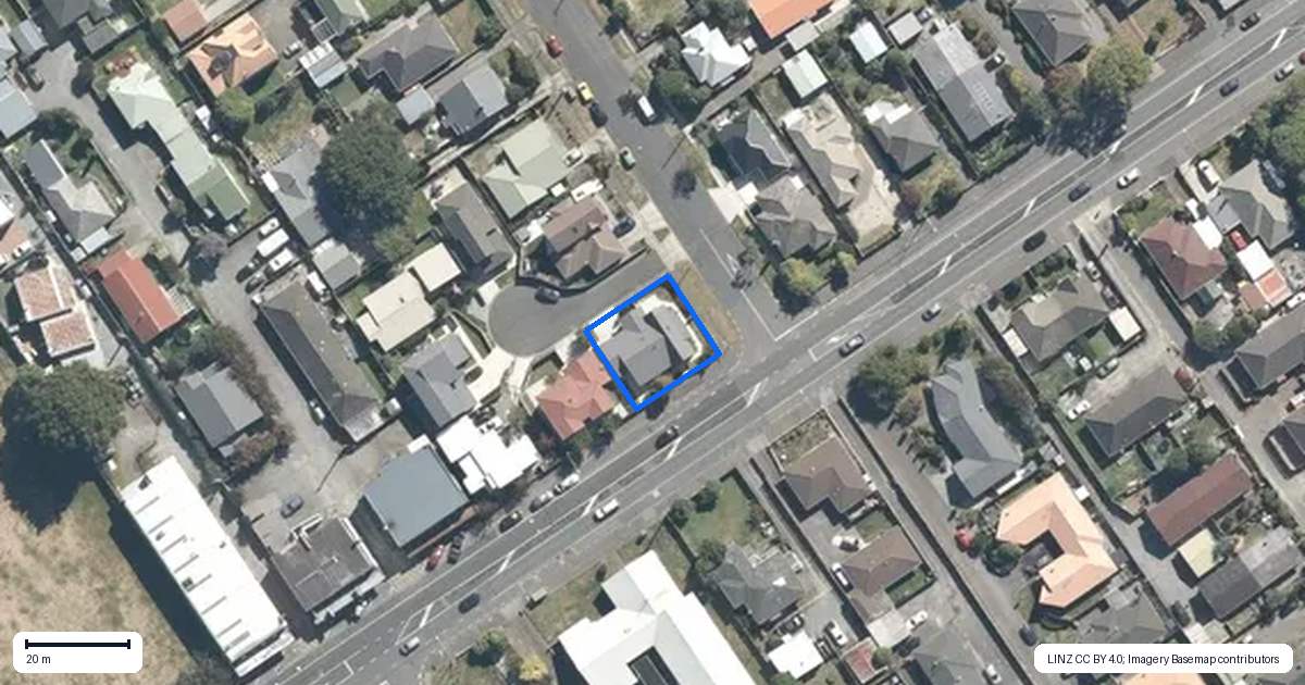 Property context map for 1 Yeats Grove, Trentham, Upper Hutt