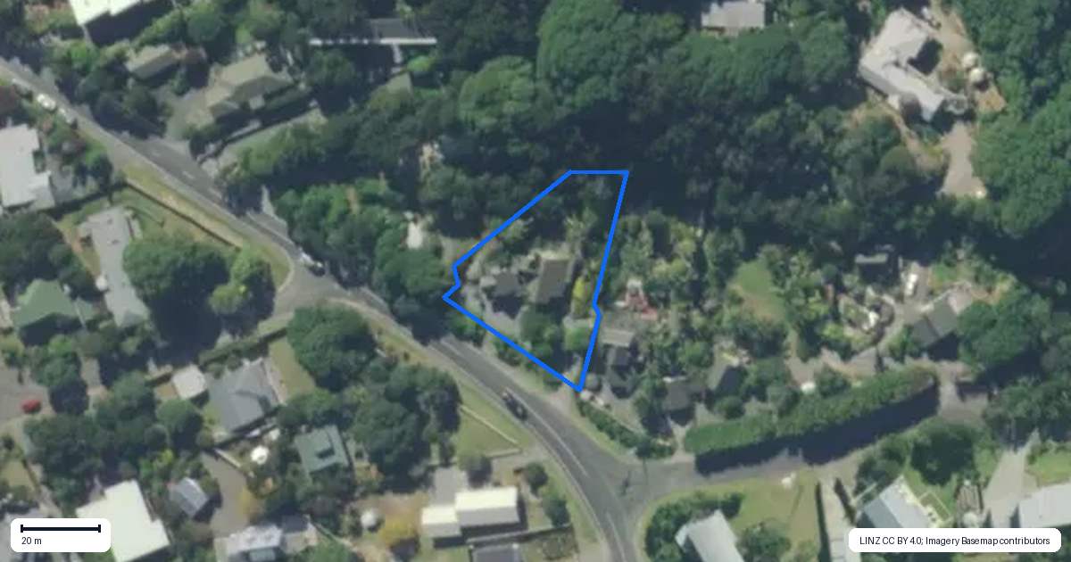 Property context map for 27 Moir Point Road, Mangawhai Heads, Mangawhai