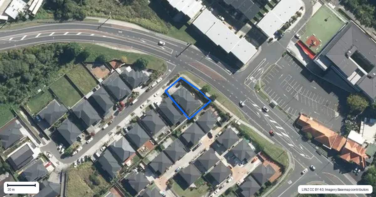 Property context map for 1 Agnew Place, Albany, Auckland