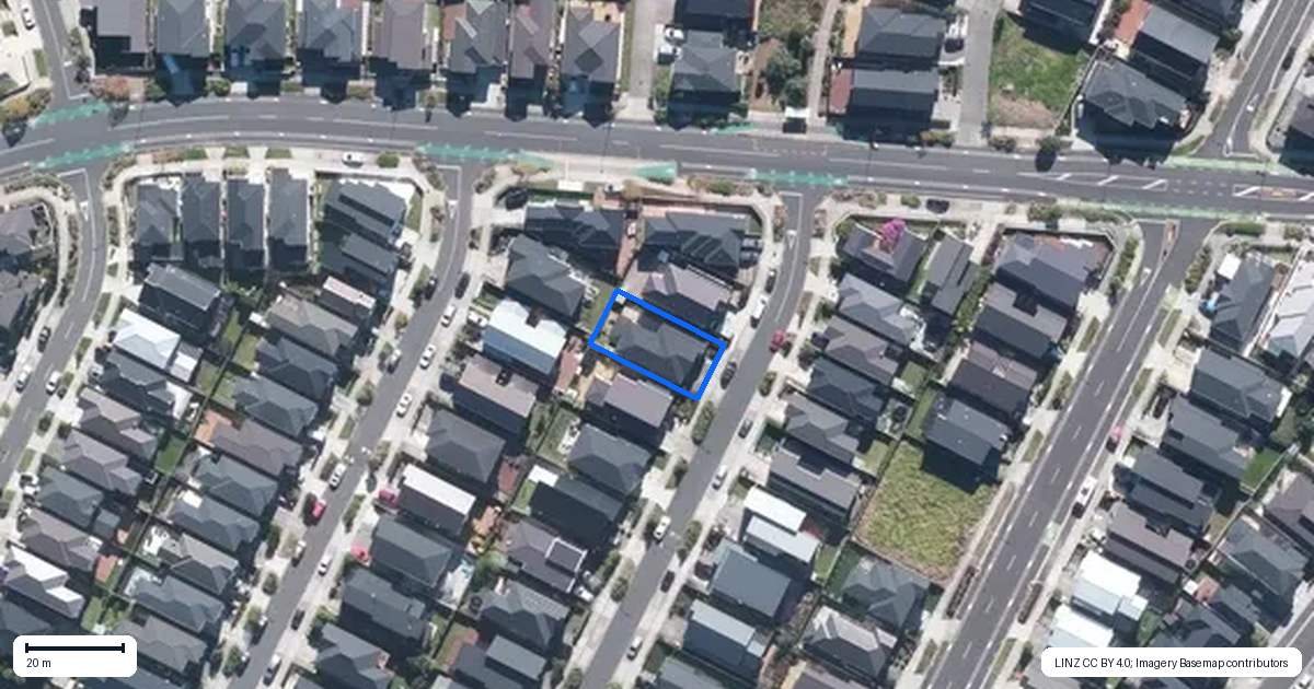 Property context map for 56 Myland Drive, Hobsonville, Auckland