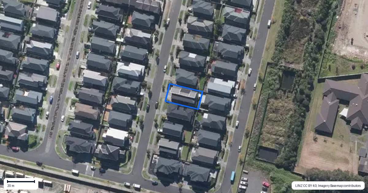 Property context map for 14 Pinefield Road, Whenuapai, Auckland