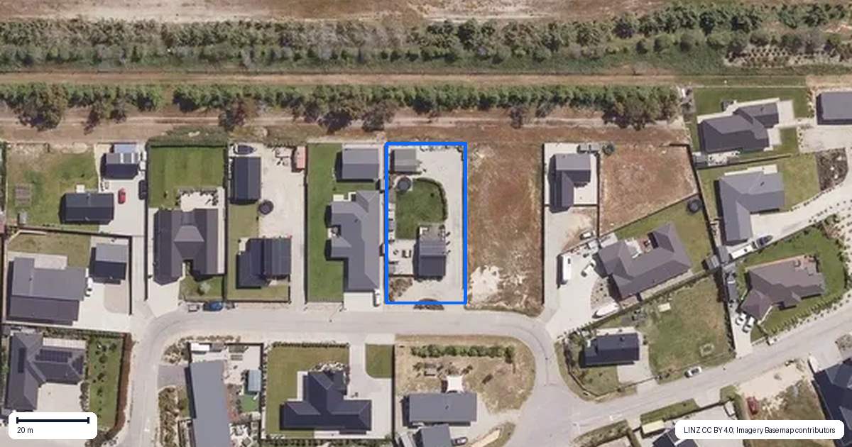 Property context map for 22 Pegasus Court, Mount Pisa, Cromwell
