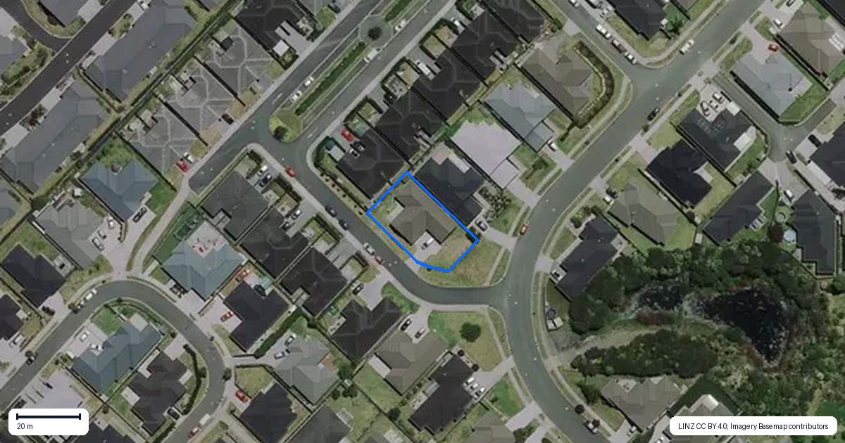 Property context map for 13 Yanicks Crescent, Fitzroy, Hamilton