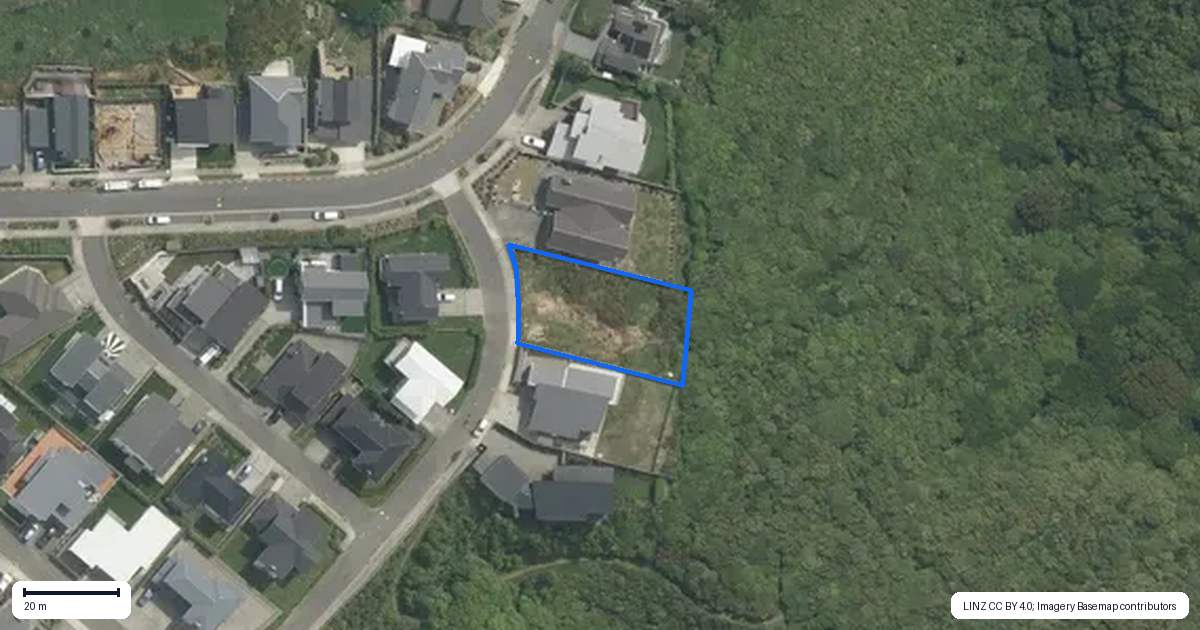 Property context map for 3 Promontory Crescent, Newlands, Wellington