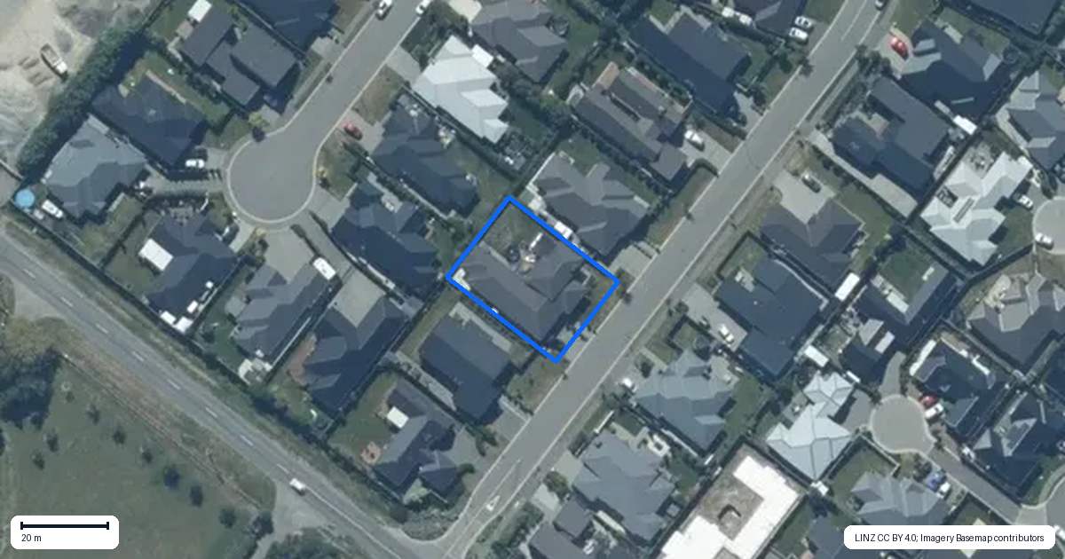 Property context map for 76 Farthing Drive, Prebbleton