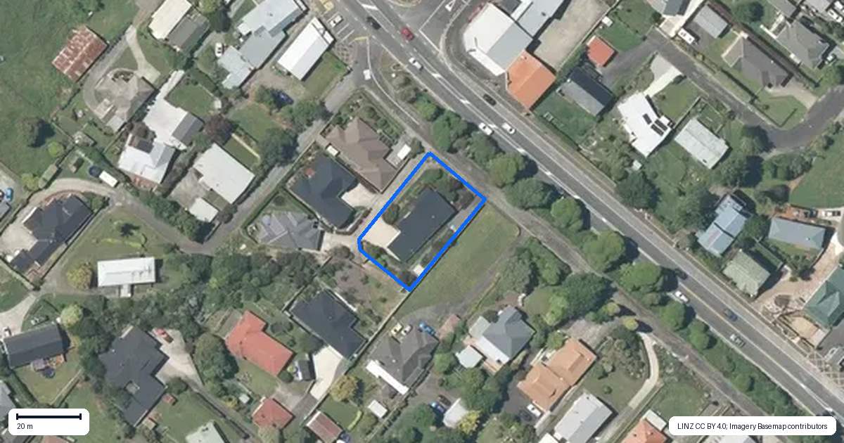 Property context map for 1/24 High Street, Tirau