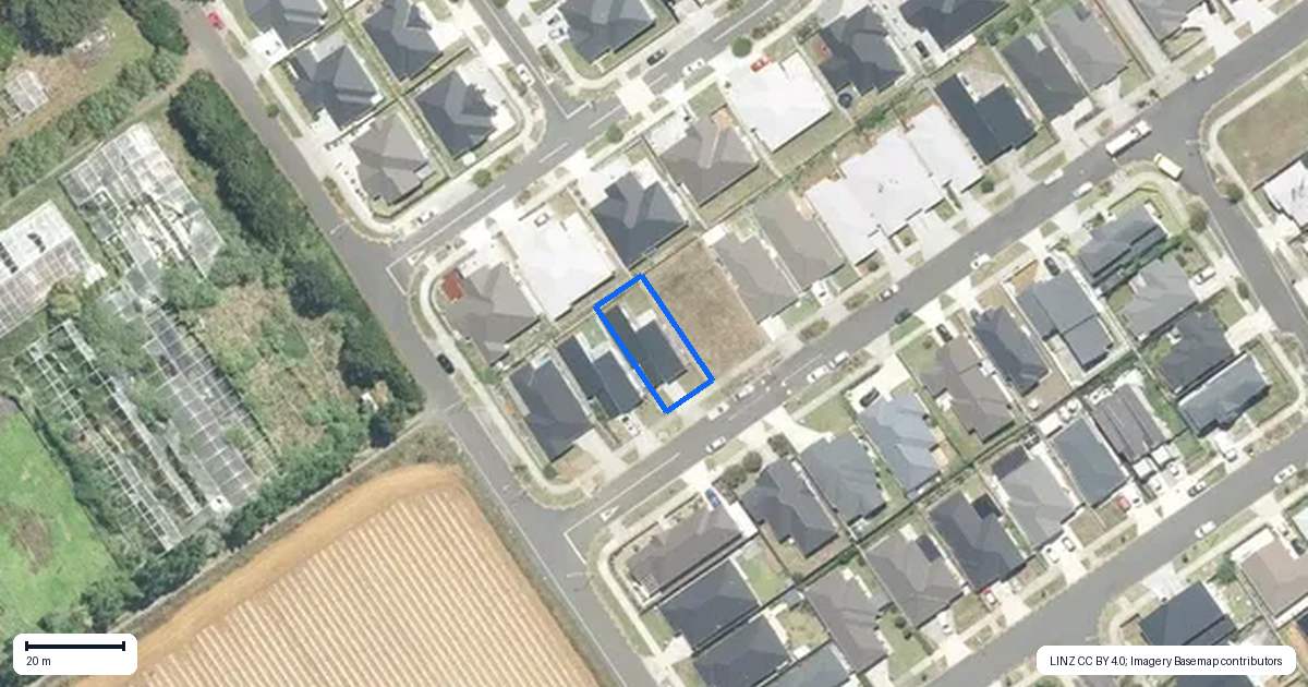 Property context map for 6 Huamanu Street, Pukekohe