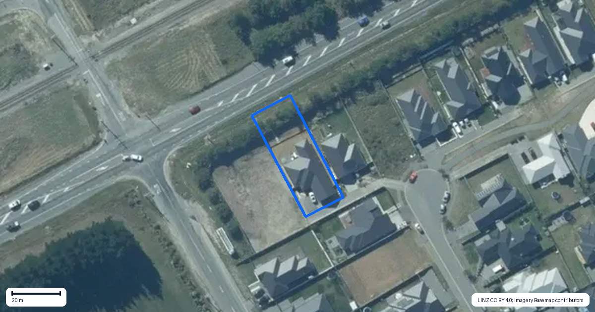 Property context map for 15 Fountain Place, Rolleston