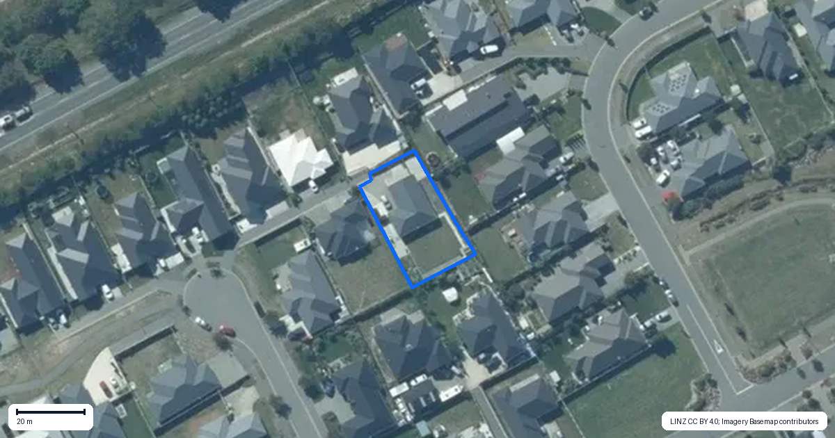 Property context map for 10 Joy Place, Rolleston