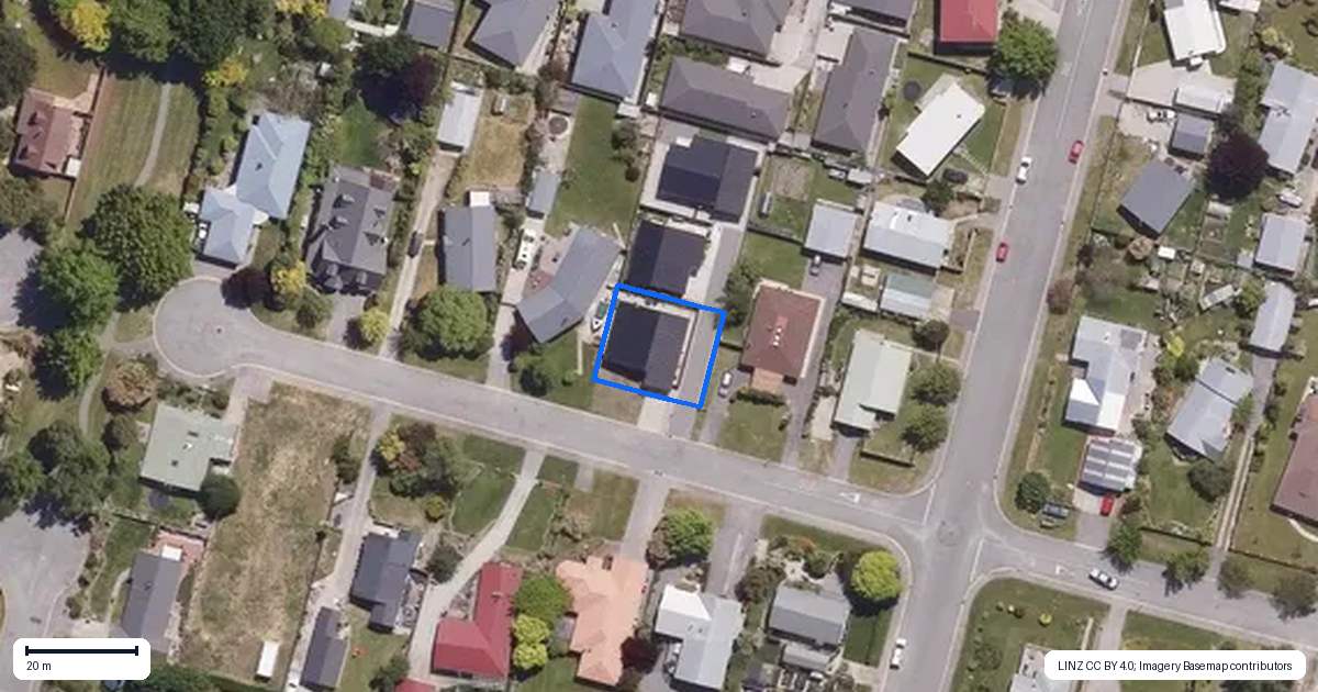 Property context map for 10A Kerry Court, Cromwell