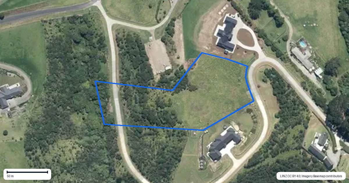 Property context map for 48 Riordan Lane, Whitford