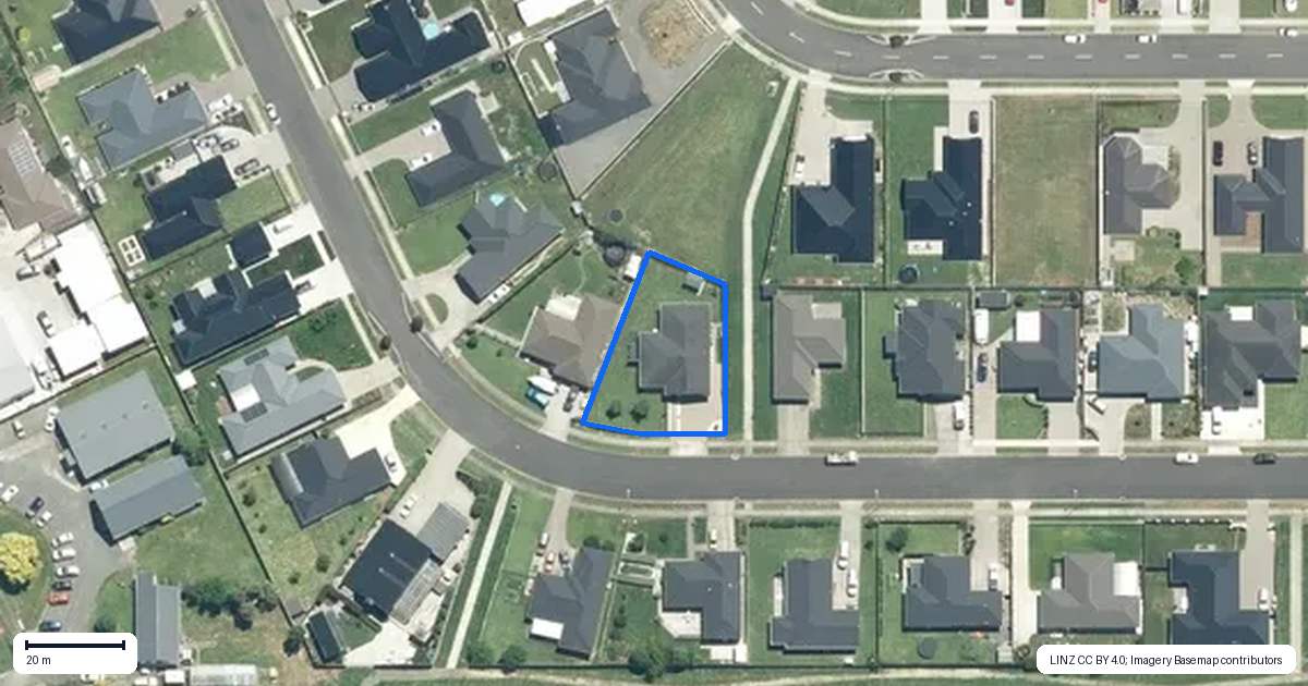 Property context map for 18 Costello Drive, Ngatea