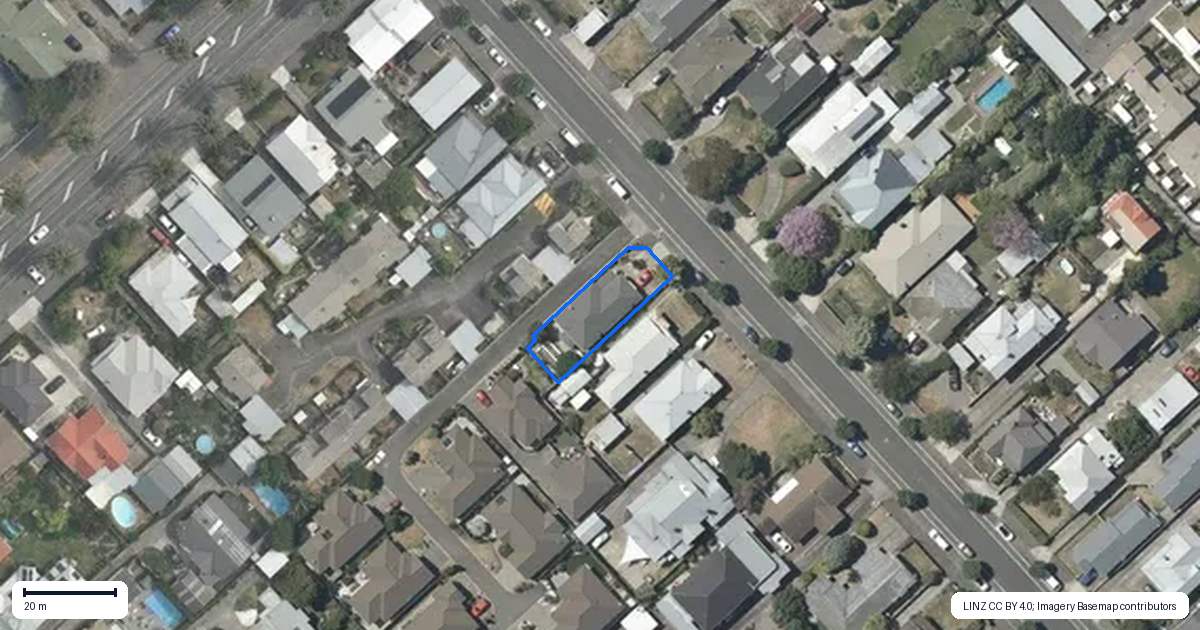 Property context map for 8 Nelson Crescent, Napier South, Napier