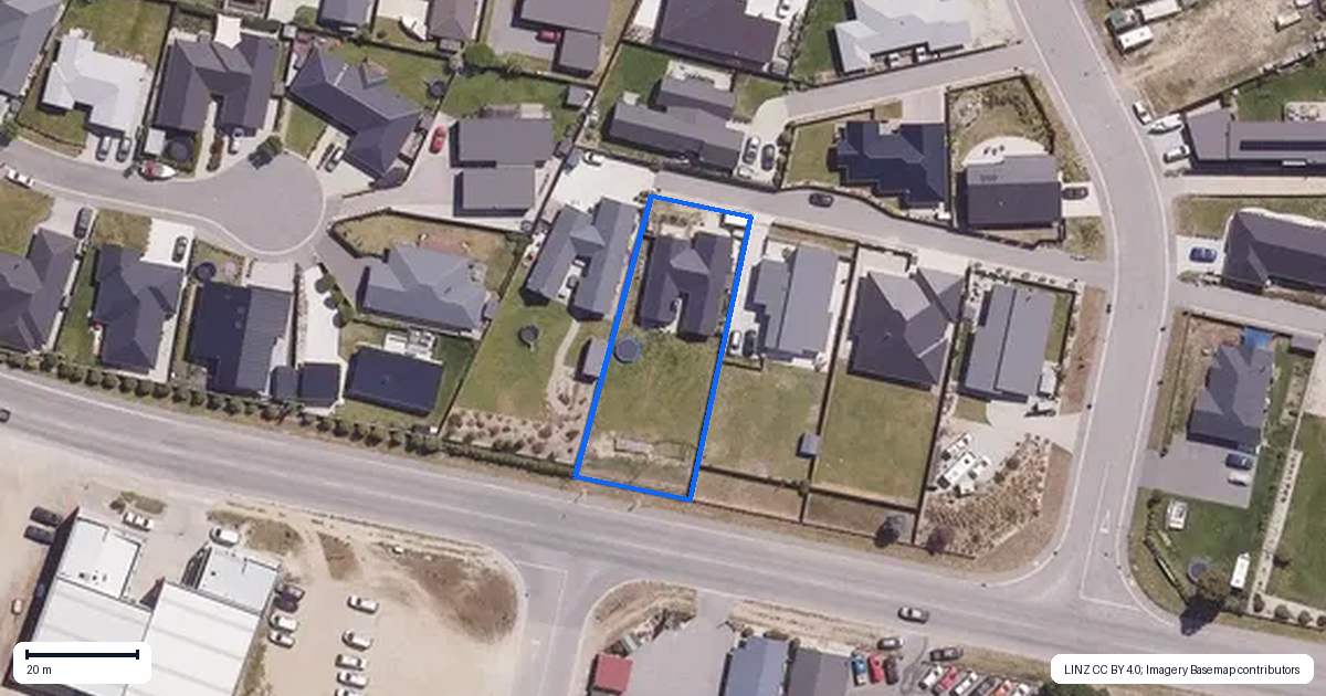 Property context map for 38 Hosking Drive, Cromwell