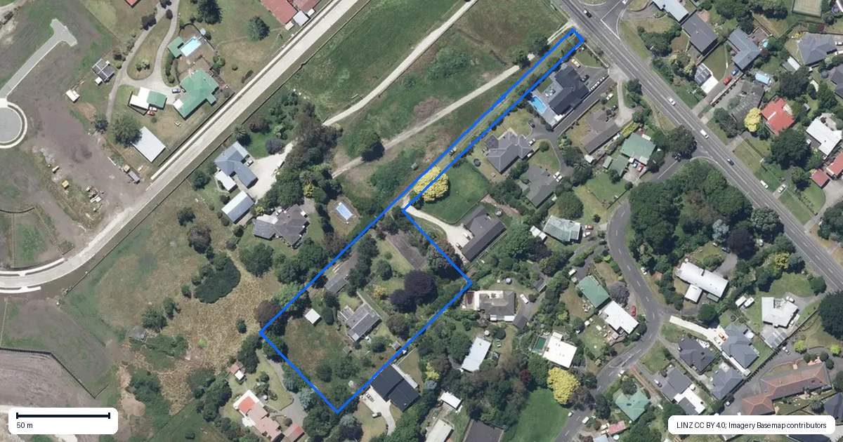 Property context map for 171 Great North Road, Otamatea, Whanganui