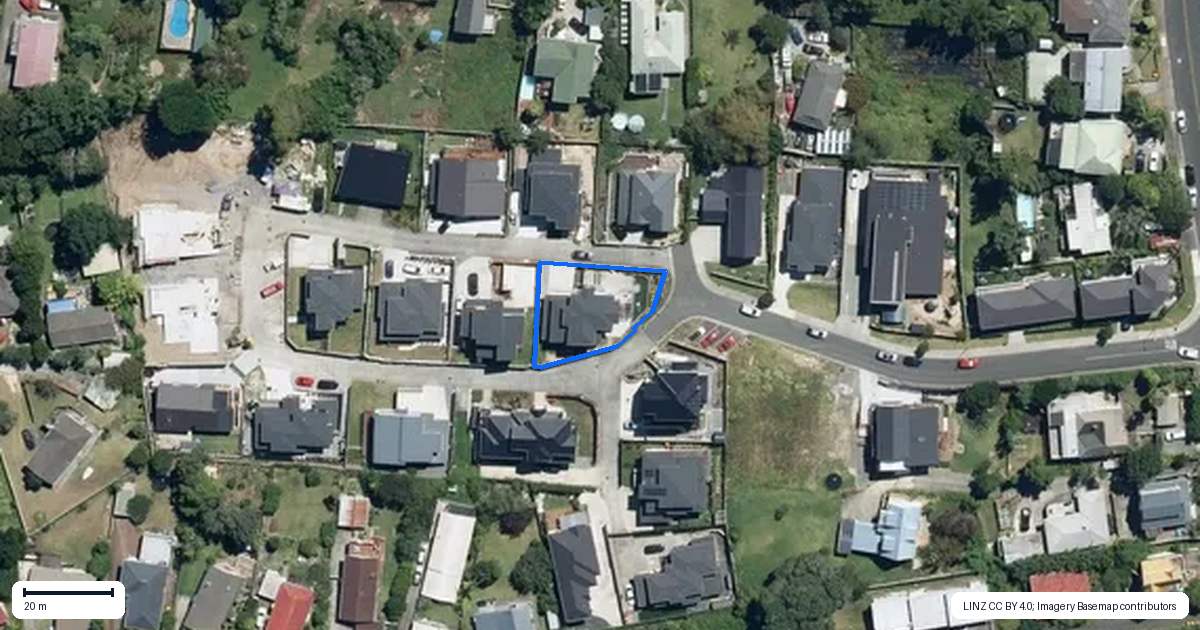 Property context map for 1 Arataki Views Way, Glen Eden, Auckland