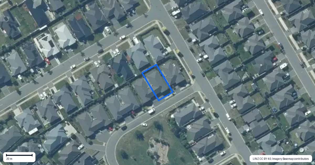 Property context map for 4 Hartford Crescent, Rolleston