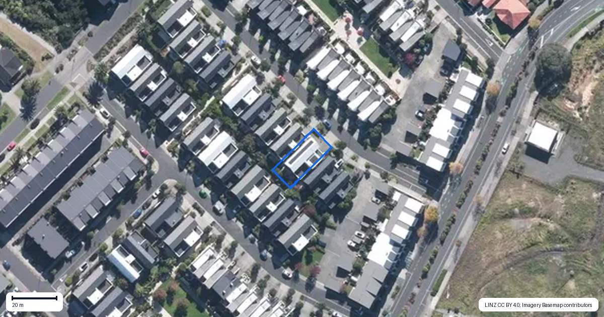 Property context map for 8 Nevill Road, Hobsonville, Auckland