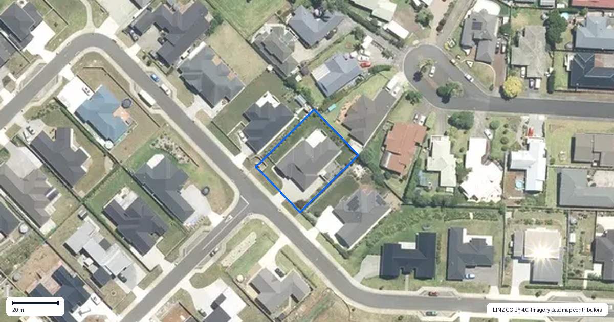 Property context map for 25 Catherine McLean Road, Pukekohe