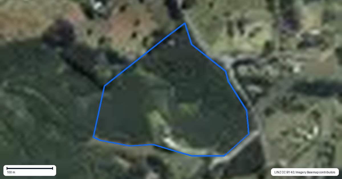 Property context map for 1 Jack Barry Road, Waitoki