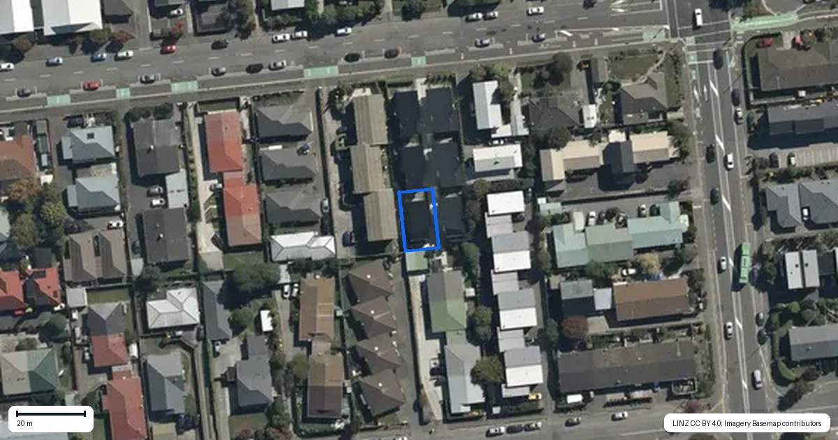 Property context map for 6/33 Elizabeth Street, Riccarton, Christchurch