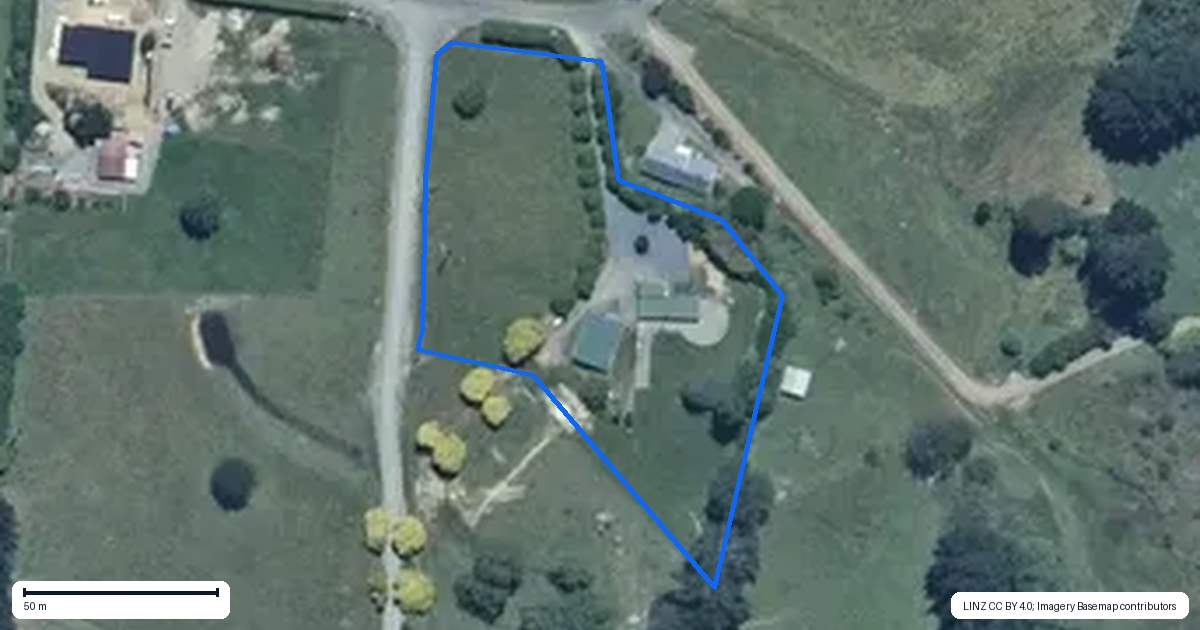 Property context map for 214 Potts Road, Koputaroa, Shannon