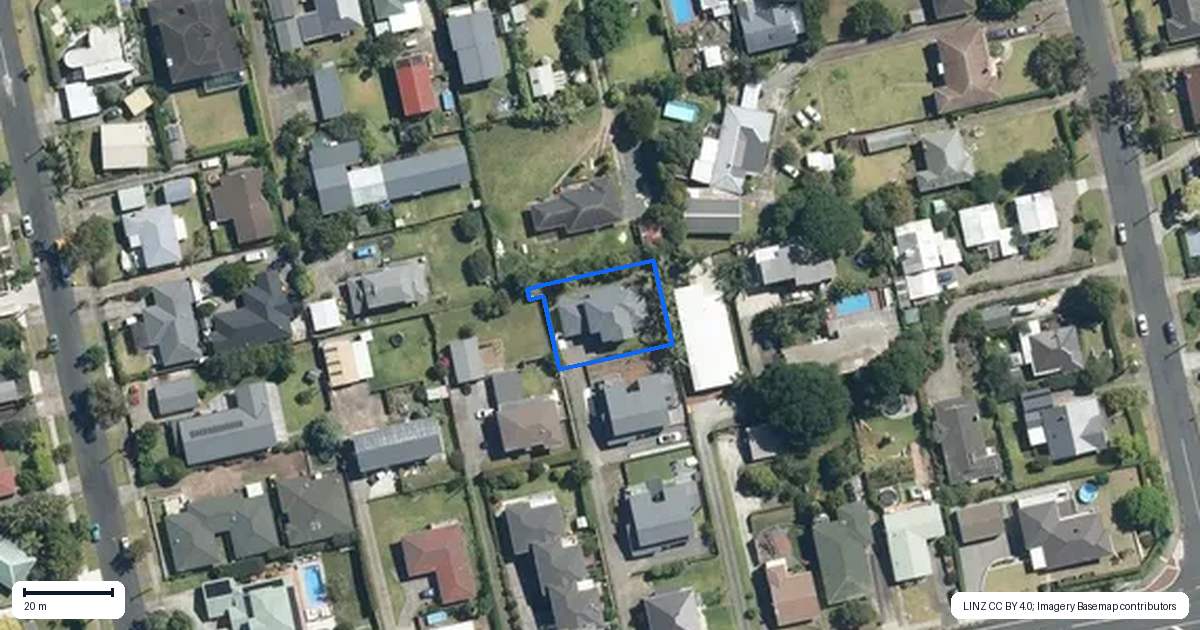 Property context map for 30D Taylor Road, Mangere Bridge, Auckland