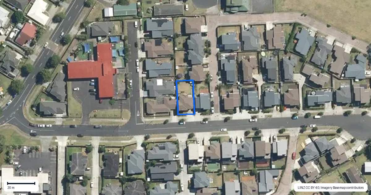 Property context map for 12 Bukem Place, Favona, Auckland