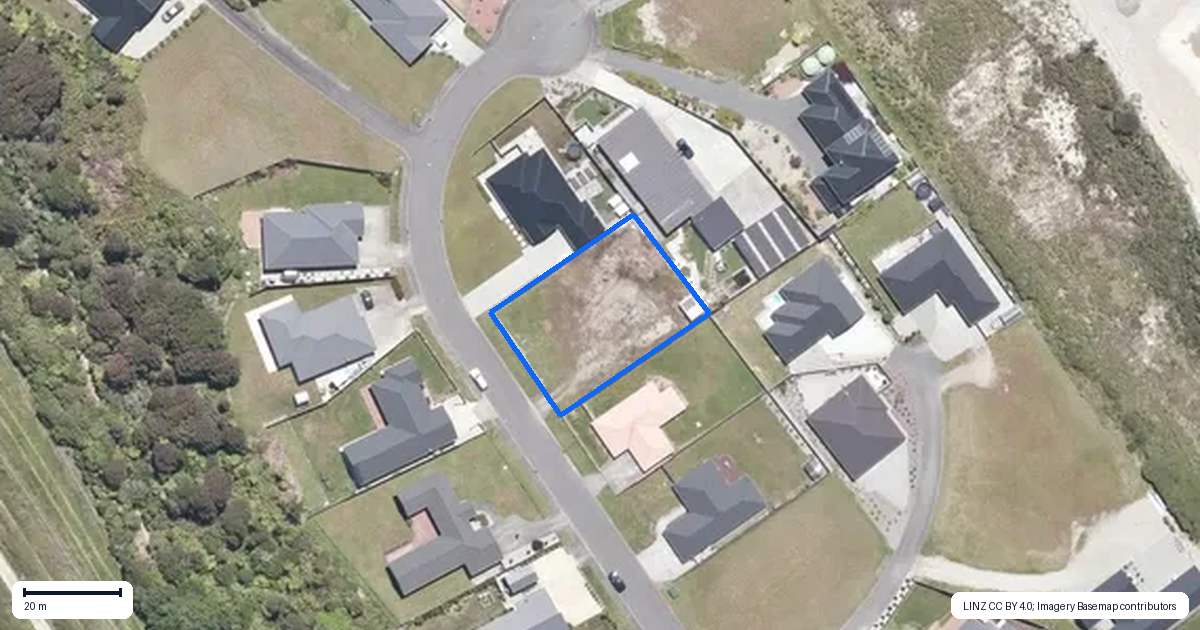 Property context map for 22 Racecourse Terrace Rise, Hokitika