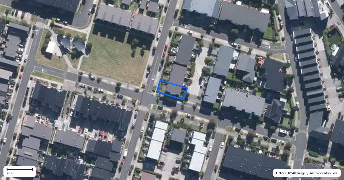 Property context map for 16 Rangihina Road, Hobsonville, Auckland