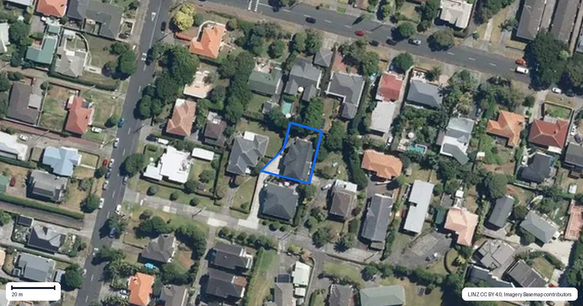 Property context map for 4B Garden Place, Mount Eden, Auckland