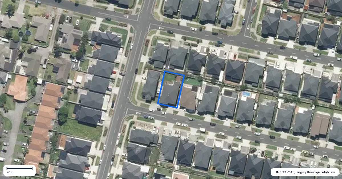 Property context map for 4 Eastfield Avenue, Flat Bush, Auckland