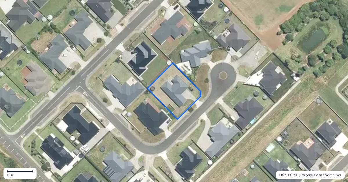 Property context map for 5 Wai Shing Place, Pukekohe