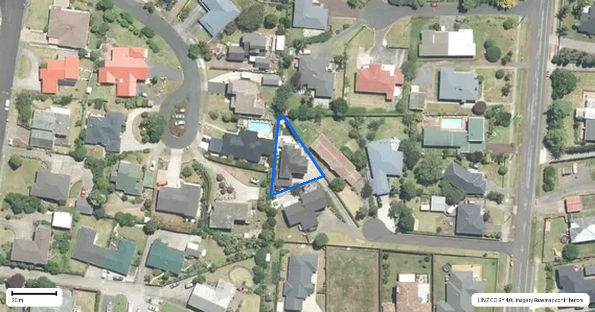 Property context map for 311A Upper Queen Street, Pukekohe
