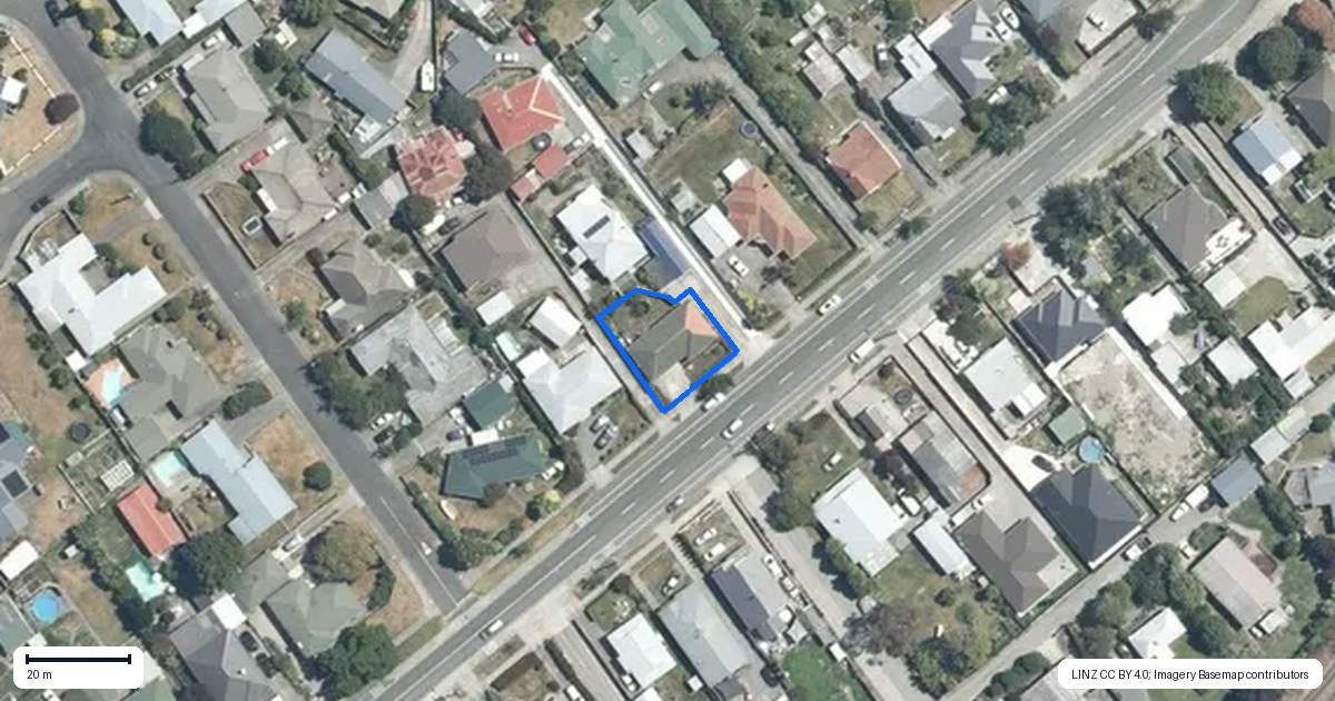Property context map for 1/918 Nelson Street North, Mahora, Hastings
