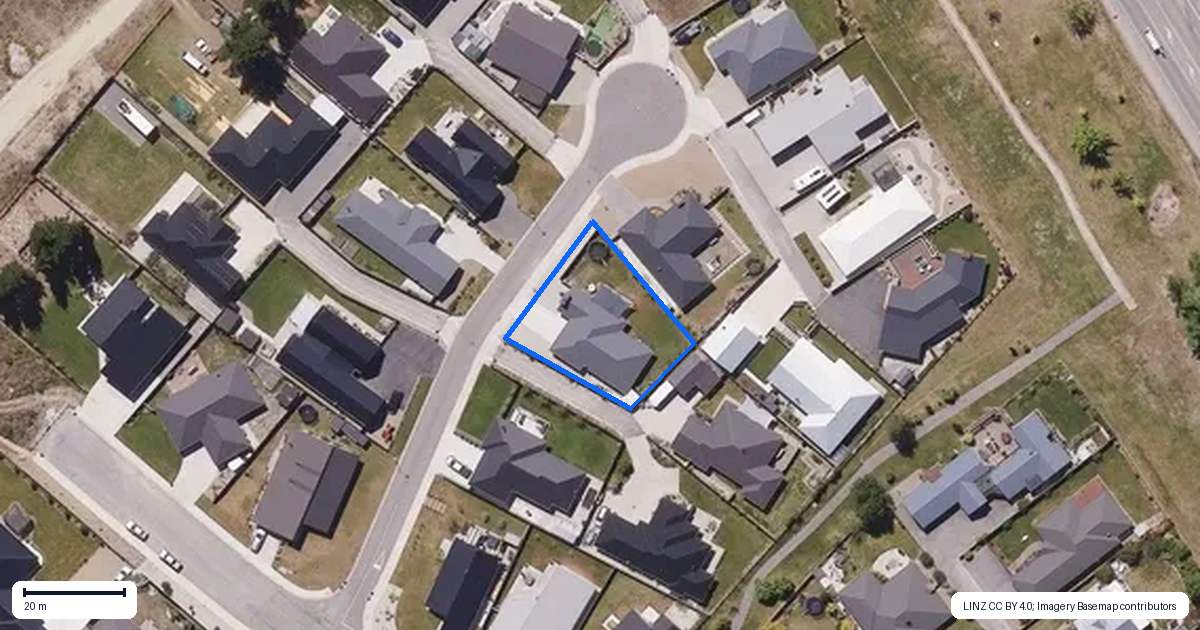 Property context map for 10 Brooke Place, Alexandra